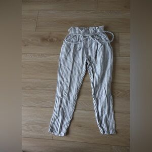 Billabong Black and White Striped Joggers